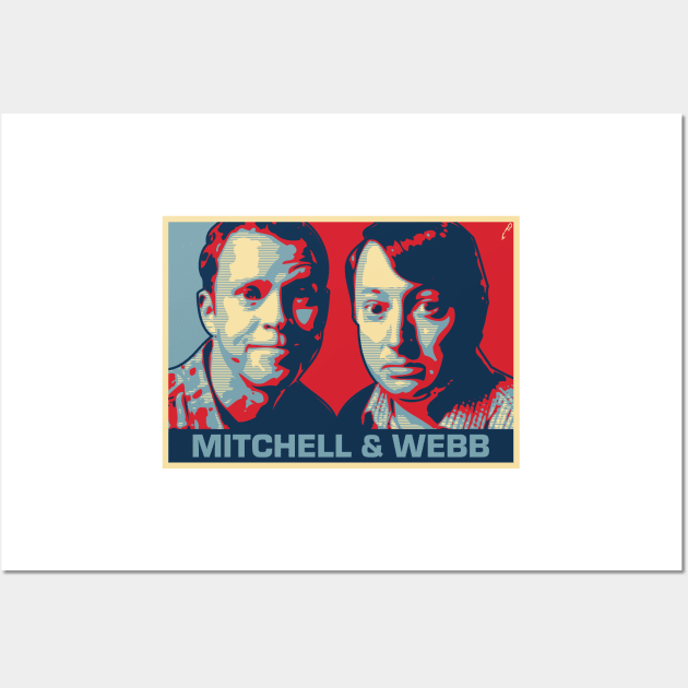 Mitchell & Webb Wall Art by DAFTFISH